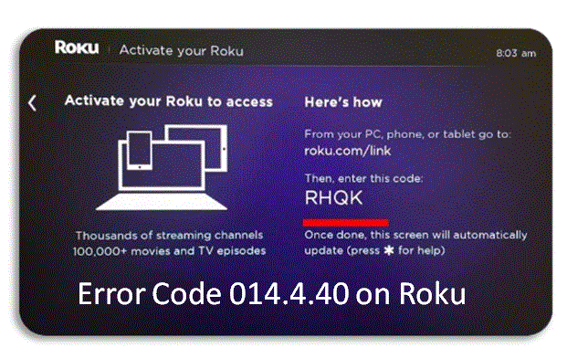 How To Fix Error Code 014.40 On Roku?